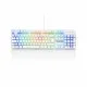 Mechanical keyboard The G-Lab KEYZ RUBIDIUM White Azerty French