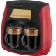 Drip Coffee Machine Sencor SCE 2101RD Red rouge noir 500 W