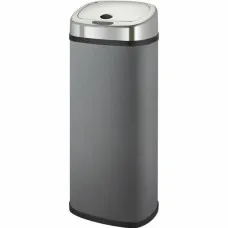 Waste bin Kitchen Move Grey Metal Stainless steel ABS 42 L
