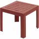 Side table Grosfillex Miami Red 40 x 40 x 41 cm