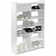 Shoe Rack MÜNSTER White Rectangular 71,5 x 25 x 109 cm