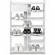 Shoe Rack MÜNSTER White Rectangular 71,5 x 25 x 109 cm