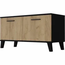 Zapatero THEO  Marrón Negro Roble Melamina 100 x 40 x 52 cm