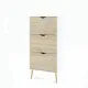 Zapatero Blanco Madera Roble 70,2 x 23,9 x 138,9 cm