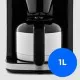 Drip Coffee Machine Medion 1000 W Silver 1 L