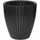Plant pot Garden ID Fancy Black Polyethylene 40 x 42 cm