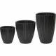 Plant pot Garden ID Fancy Black Polyethylene 40 x 58 cm
