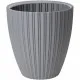 Maceta Garden ID Fancy Gris Polietileno 40 x 42 cm