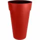 Maceta EDA XXL Rojo rouge Ø 48 x 80 cm 48 x 80 cm Plástico Redondo