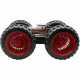 Remote-Controlled Car Exost Land Buster Red rouge