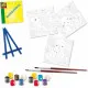 Set de Dibujo SES Creative Painting by number on canvas (3 Piezas)