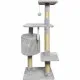 Scratching Post for Cats Paloma tree Grey Plush Wood Sisal (1 Unit)