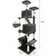 Scratching Post for Cats Taylor Dark Grey Plush