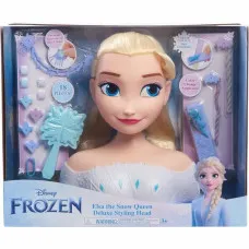 Muñeco Bebé con Accesorios Frozen Elsa Deluxe Styling Head