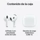 Auriculares con Micrófono Apple AirPods 4 Blanco