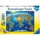 Puzzle Ravensburger Map of the monuments of the world