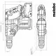 Perforating hammer Metabo KH 18 LTX BL 28 Q