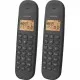Landline Telephone Logicom DECT ILOA 255T DUO Black