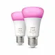Bombilla Inteligente Philips Pack de 2 E27 Blanco F 9 W E27 806 lm (6500 K)