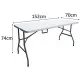 Folding Table ZJF152CZ 152 x 70 x 74 cm