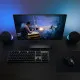 Teclado Logitech Lightsync G512 Gaming Negro Iluminación RGB AZERTY