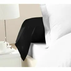 Funda de almohada Lovely Home Negro 85 x 185 cm 2 Piezas (2 Unidades)
