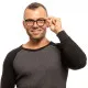 Men' Spectacle frame Lozza VL4136 510BLK