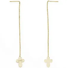 Ladies' Earrings Amen CROCE GOLD