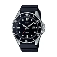 Reloj Hombre Casio MDV-107D-1A1VEF Negro Plateado (Ø 46 mm)