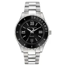Reloj Hombre Trussardi R2453143010 Negro Plateado