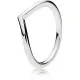 Ladies' Ring Pandora WISHBONE SILVER - RING - SIZE 60