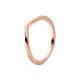 Anillo Mujer Pandora WISHBONE 14K ROSE GOLD-PLATED - RING - SIZE 50