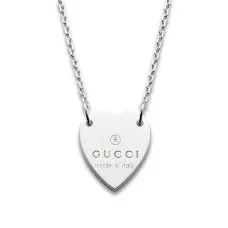 Ladies'Necklace Gucci YBB223512001 Silver