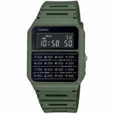 Unisex Watch Casio CALCULATOR Black Green