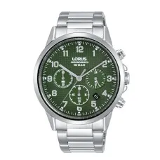 Men's Watch Lorus RT315KX9 Green Silver
