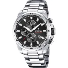 Men's Watch Festina F20463/4 Black Silver