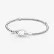 Pulsera Mujer Pandora 590792C00-17 17 cm Plateado