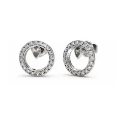 Ladies' Earrings Guess JUBE04655JWRHT-U Silver