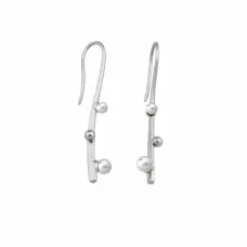 Ladies' Earrings Majorica 15474.01.2.000.010.1 Silver