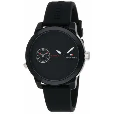 Men's Watch Tommy Hilfiger DENIM Black (Ø 44 mm)