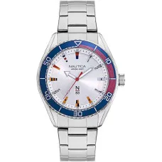 Reloj Hombre Nautica NAPFWS005 Plateado (Ø 44 mm)