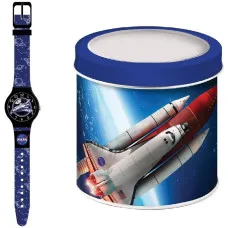 Reloj Infantil NASA NASA - TIN BOX (Ø 33 mm)