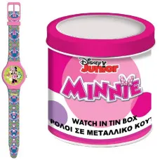 Infant's Watch Minnie Mouse MINNIE  - TIN BOX Ø 33 mm