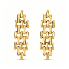 Ladies' Earrings Stroili 1694749 Golden