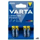 Pilas Varta AAA LR03 1,5 V (10 Unidades)
