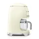 Drip Coffee Machine Smeg DCF02CREU 1050 W Retro Grey Cream