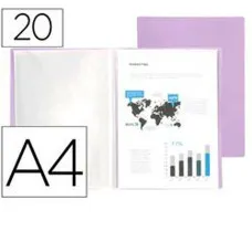 Portadocumentos Liderpapel EC69 Lila A4