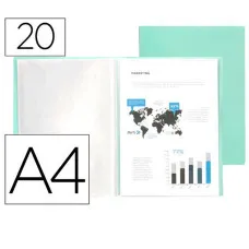 Portadocumentos Liderpapel EC71 Verde A4