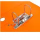 Ring binder Liderpapel AZ90 Orange A4 (1 Unit)