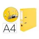 Ring binder Liderpapel AZ23 Yellow A4 (1 Unit)